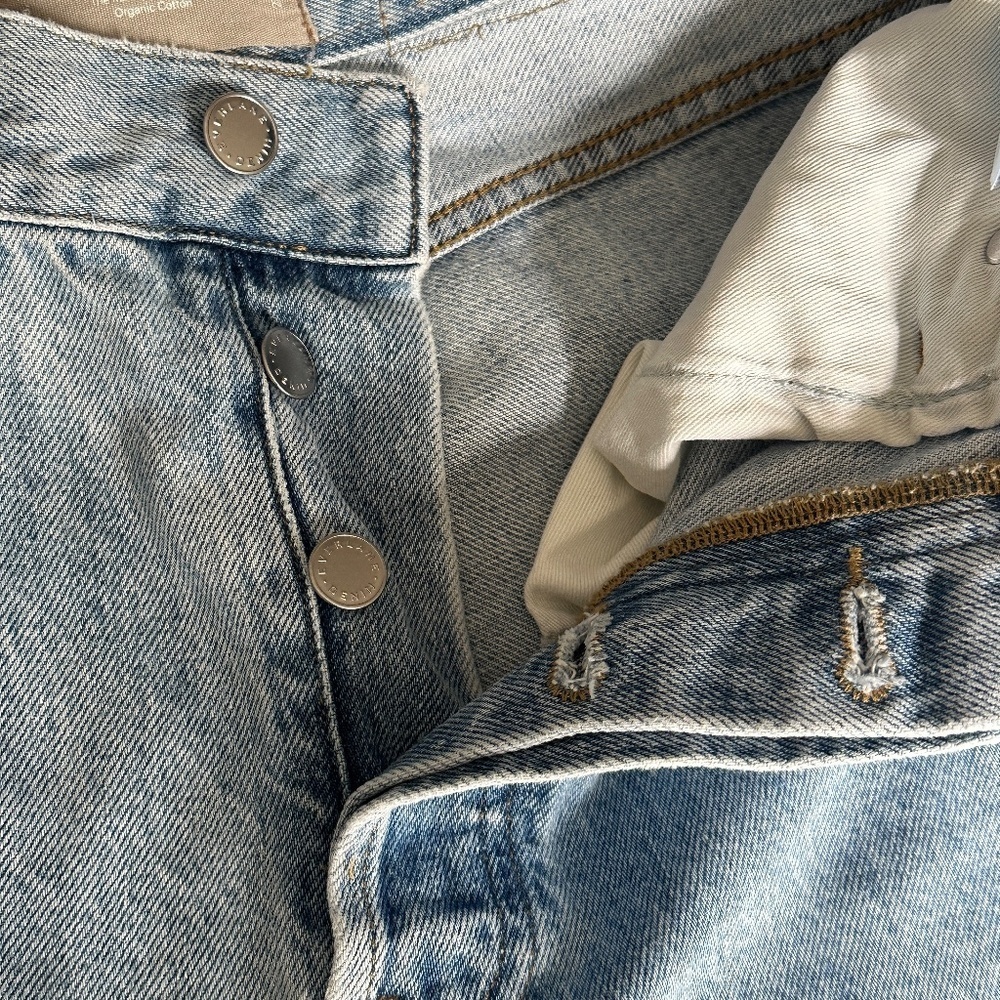 Women's Everlane Light Wash The Relaxed Straight Fit Organic Cotton Jeans 27 Reg - Picture 8 of 8